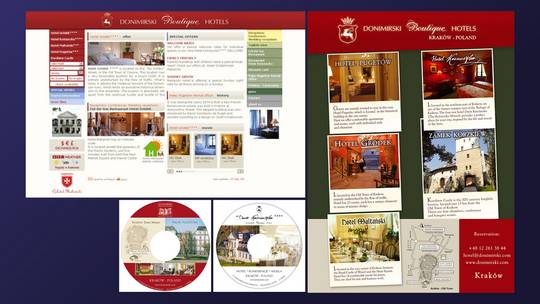 Donimirski - projekt www, druk