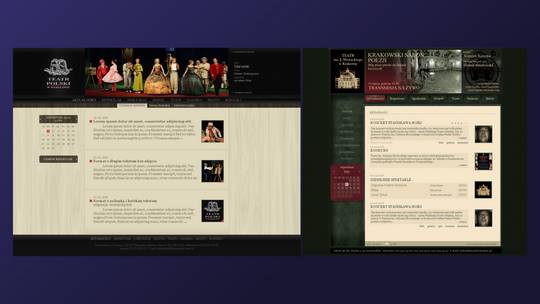 Teatr Polski, Teatr im. Słowackiego - projekt www